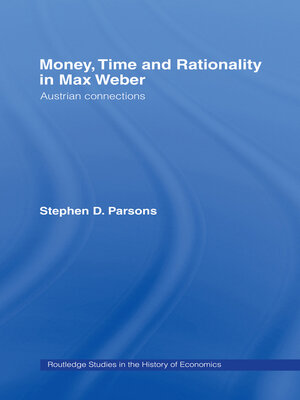 cover image of Money, Time and Rationality in Max Weber